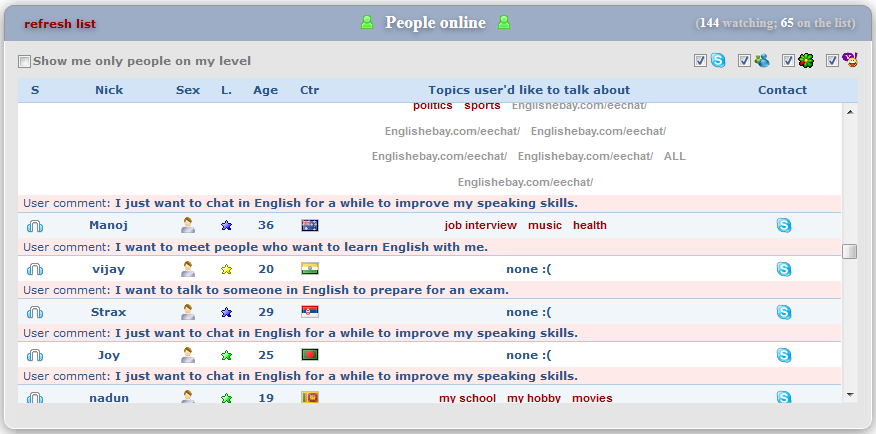 Скрин. &quot;speaking24.com сайт для бесплатного изучения английского языка по скайпу с носителями&quot;