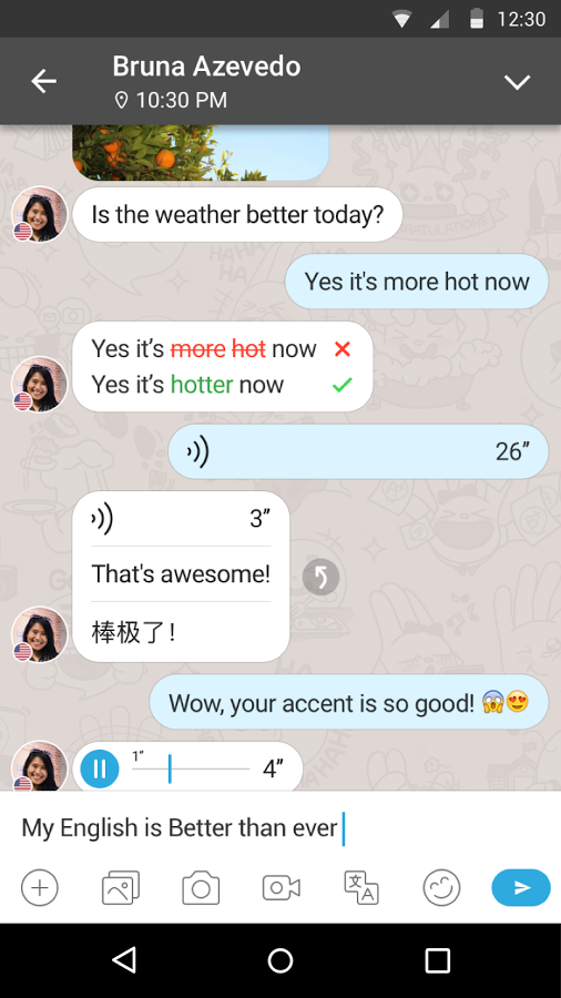 Hello Talk приложение для общения с иностранцами